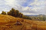 Alfred Glendening Resting From The Harvest painting